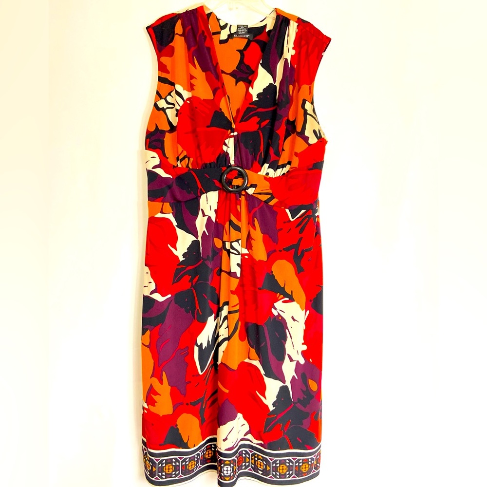 Multicolor Sleeveless Dress